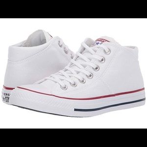 Mid Top Low High Converse Sneaker Size 8 White